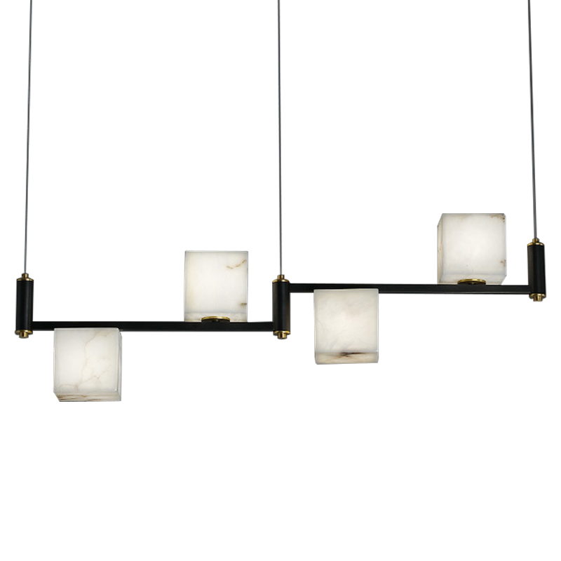  Marble Cubes Modern Light Chandelier 4     Bianco   -- | Loft Concept 
