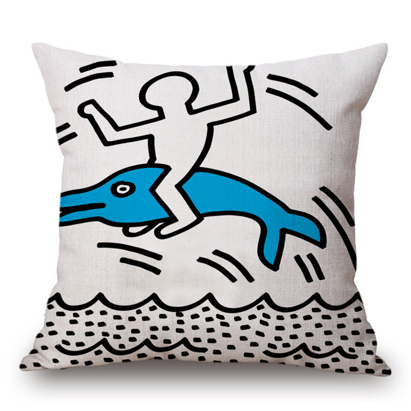 Подушка Keith Haring 13 Мульти в Ростове-на-Дону | Loft Concept 