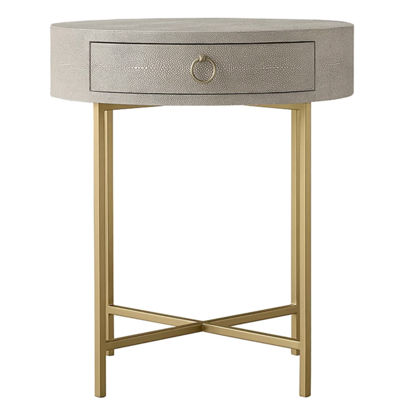 Gaston Stingray Round Gray Side Table        -- | Loft Concept 