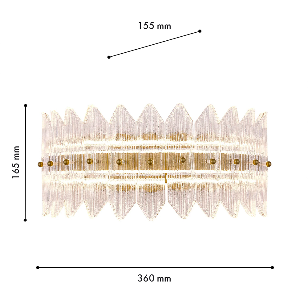 Бра с декоративными элементами в виде лепестков Round Light Flashing в Ростове-на-Дону