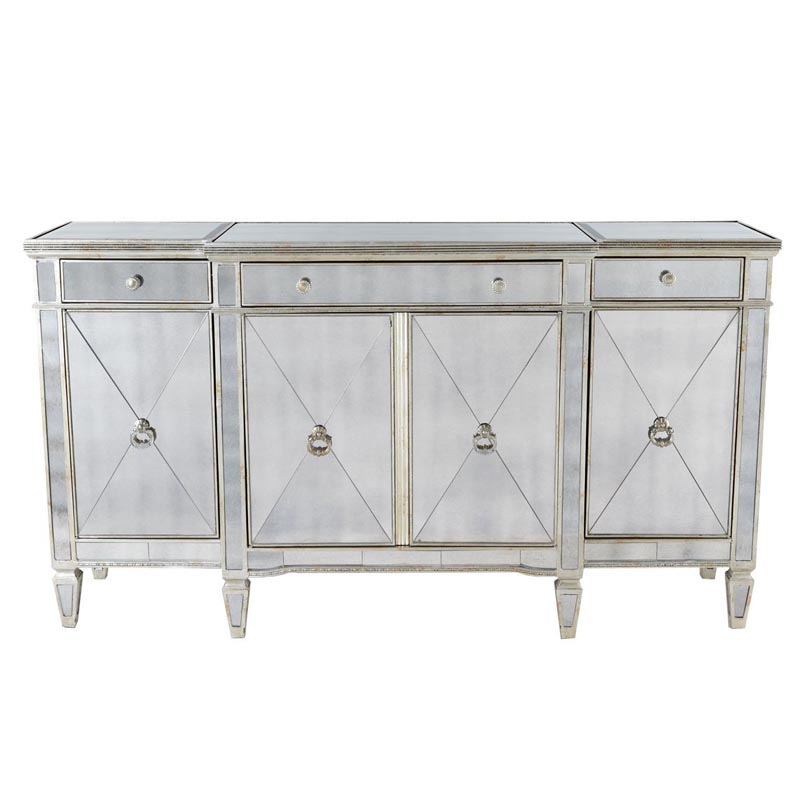   Celso Mirrored Chest of drawers 3   4    -- | Loft Concept 