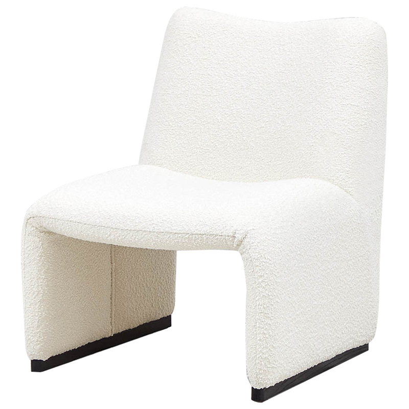   Cress White Boucle Collection Armchair   -- | Loft Concept 