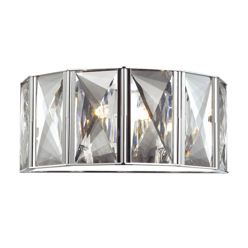  Tiers Crystal Light Chrome   (Transparent)  -- | Loft Concept 
