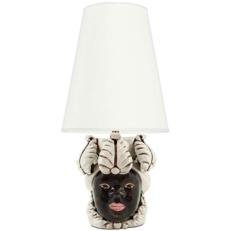   Table Lamp Moro Lady Small New Dark Brown White    -- | Loft Concept 