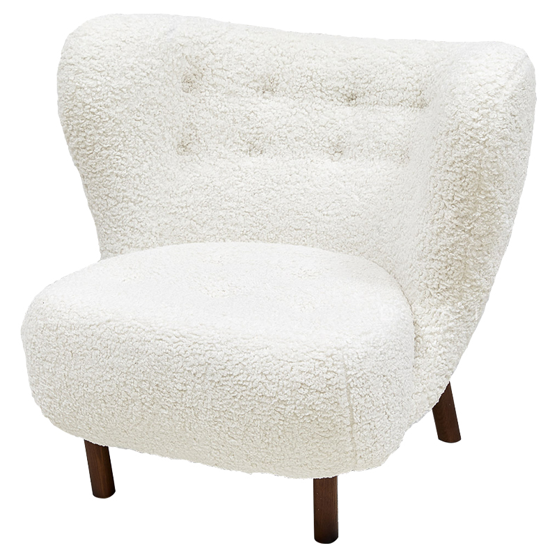   Boucle Neve White Armchair            -- | Loft Concept 