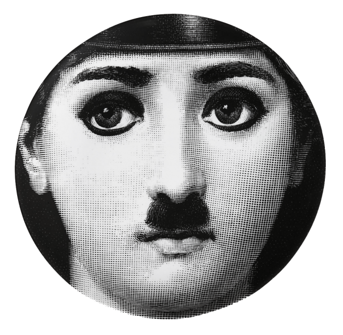 Декоративная тарелка Fornasetti 204 Черный Декоративная тарелка Fornasetti 204 Черный в Ростове-на-Дону | Loft Concept