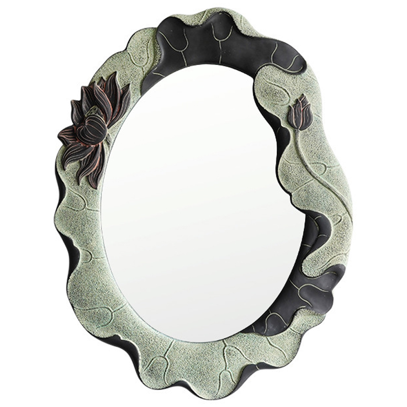  Mirror Lotus Flowers oval     -- | Loft Concept 