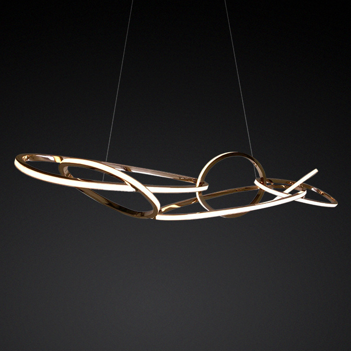Unfolded Hanging Light Sculpture by Niamh Barry    -- | Loft Concept 