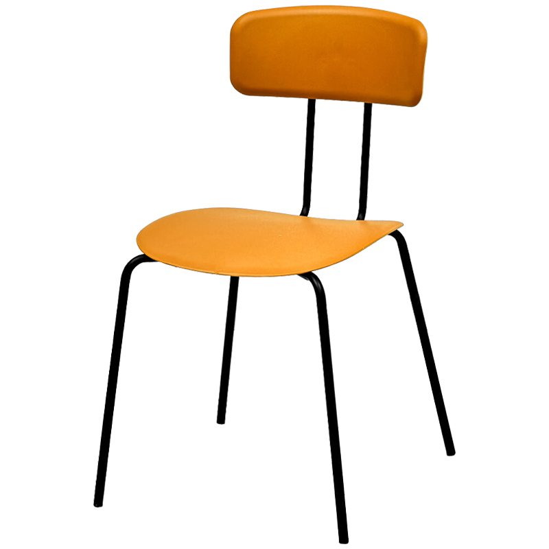 Стул Tyler Loft Stool Orange Оранжевый Черный в Ростове-на-Дону | Loft Concept 