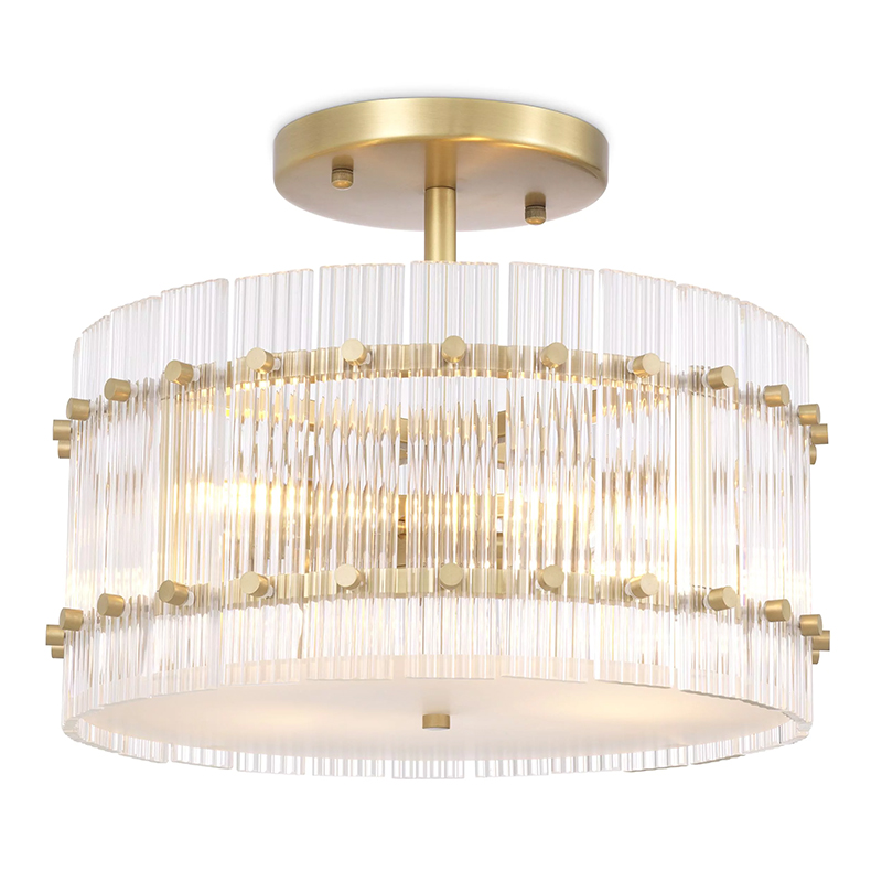   Eichholtz Ceiling Lamp Ruby Round Brass     -- | Loft Concept 