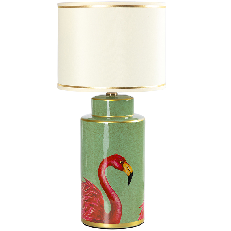   Flamingos Green Lampshade     -- | Loft Concept 