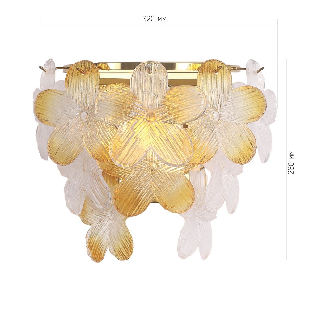 Бра с цветочными мотивами Light Floral Glow в Ростове-на-Дону