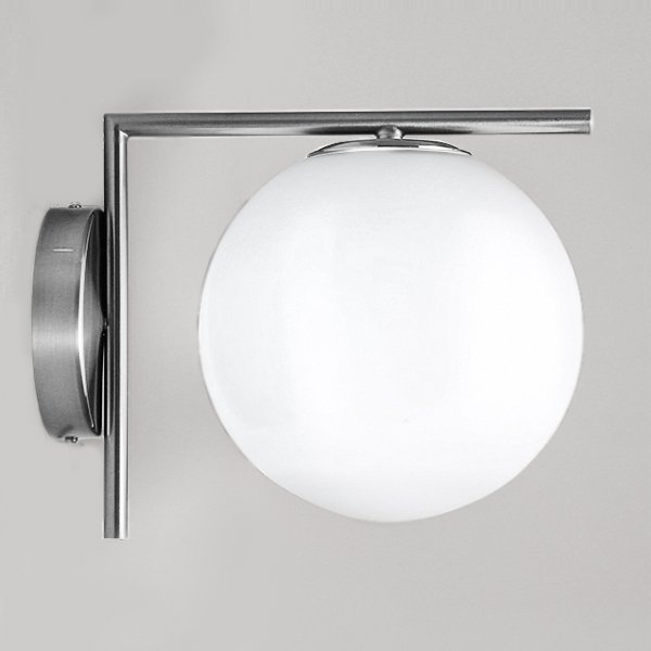  IC Lighting Flos white ball IC C/W Chrome    -- | Loft Concept 