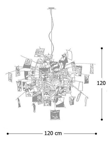Светильник Zettel Z 5 Ingo Maurer text в Ростове-на-Дону