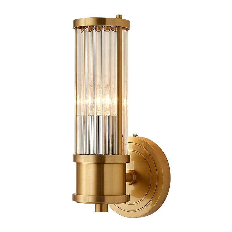 Ralph Lauren Бра Allen Single Sconce Brass Латунь Прозрачный (Transparent) в Ростове-на-Дону | Loft Concept 