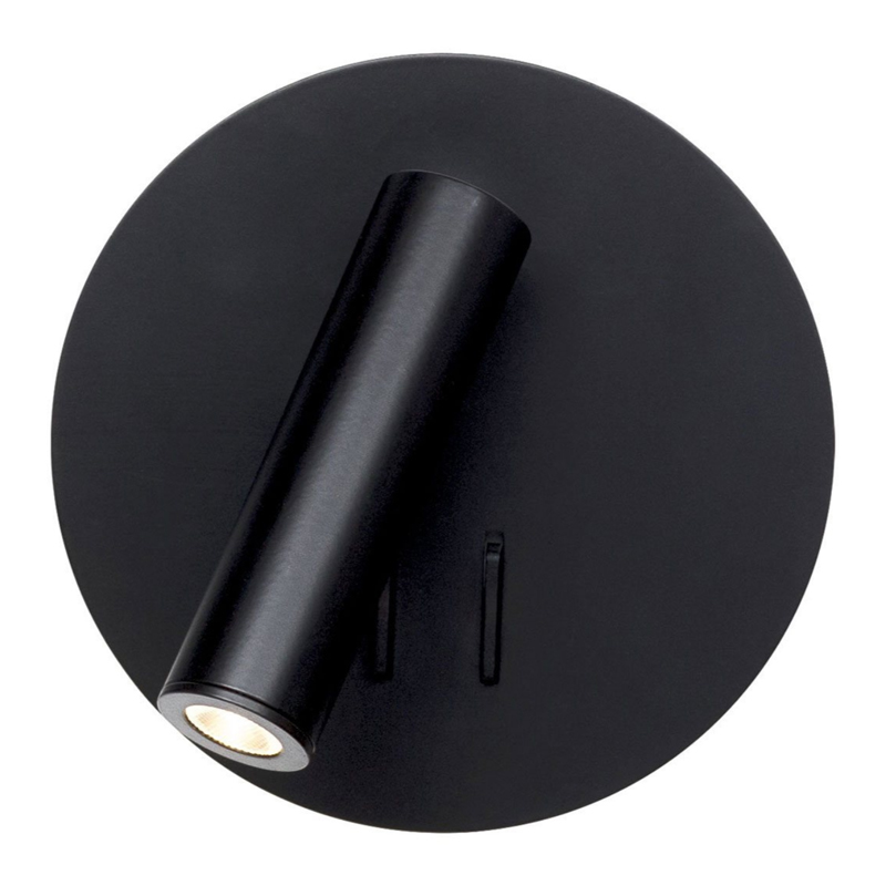   Black Circle Spot Wall Lamp   -- | Loft Concept 