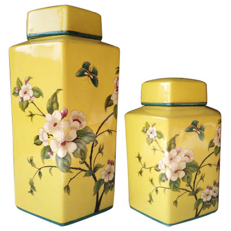   Ceramic Yellow Garden Vase  ̆   -- | Loft Concept 