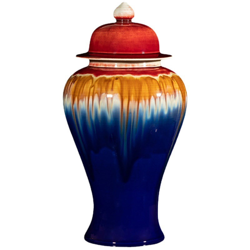  Deep Blue Colored Rainbow Vase     -- | Loft Concept 