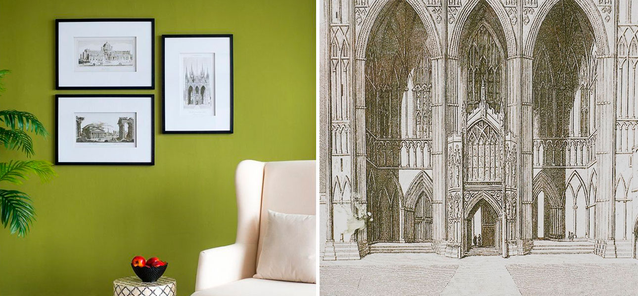 Картина с изображением замка Roman paintings - фото №1