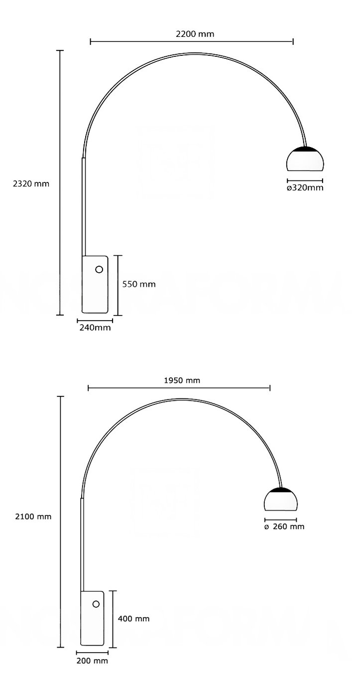 Торшер Flos Arco в Ростове-на-Дону