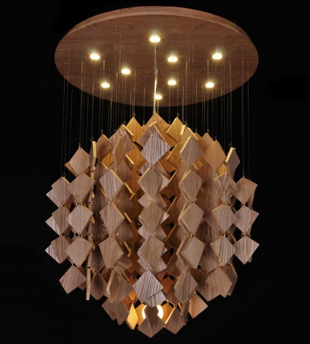  Wooden Glowworm Quadro   -- | Loft Concept 