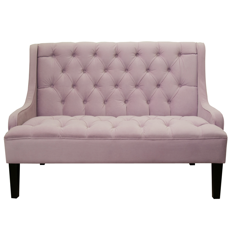  Folket Sofa velour pink  (Rose)  -- | Loft Concept 