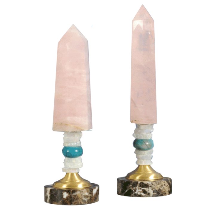    Pointe cristal quartz rose     -- | Loft Concept 