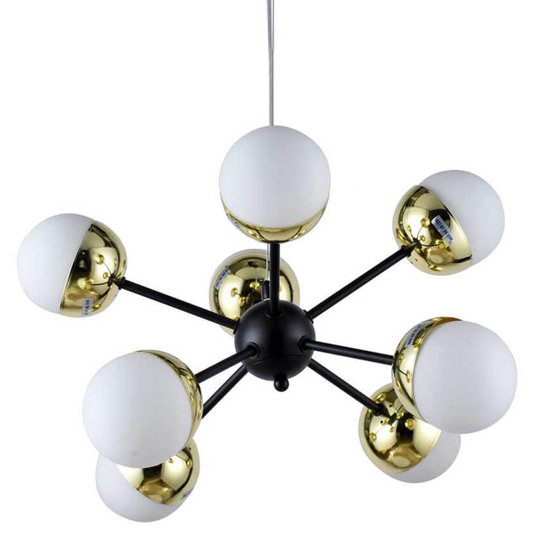  Sputnik White and Gold Globe Chandelier 8     -- | Loft Concept 