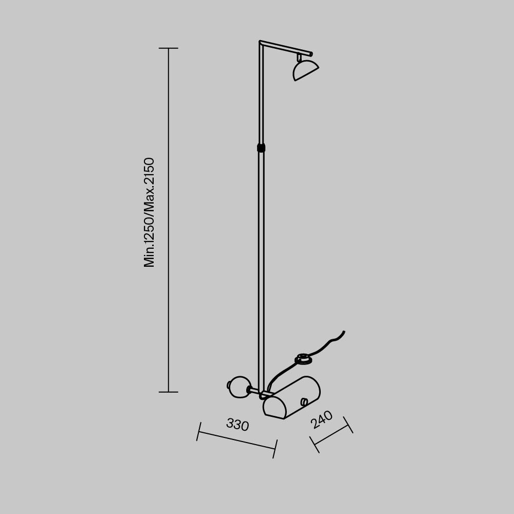 Напольный светильник Pikant 3000К 13Вт в Ростове-на-Дону