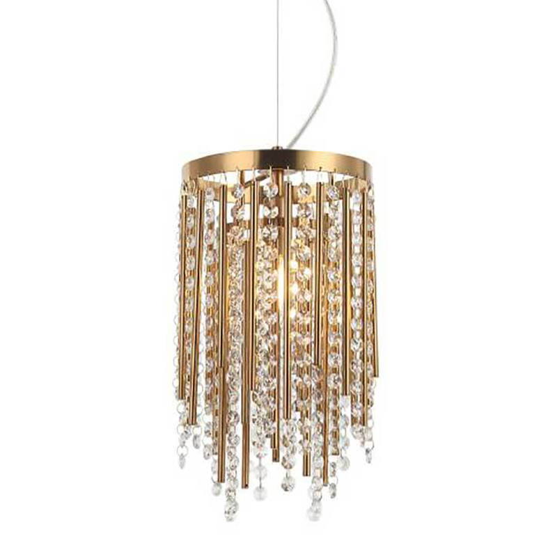   Crystal Wind Chimes Bronze Hanging Lamp    -- | Loft Concept 