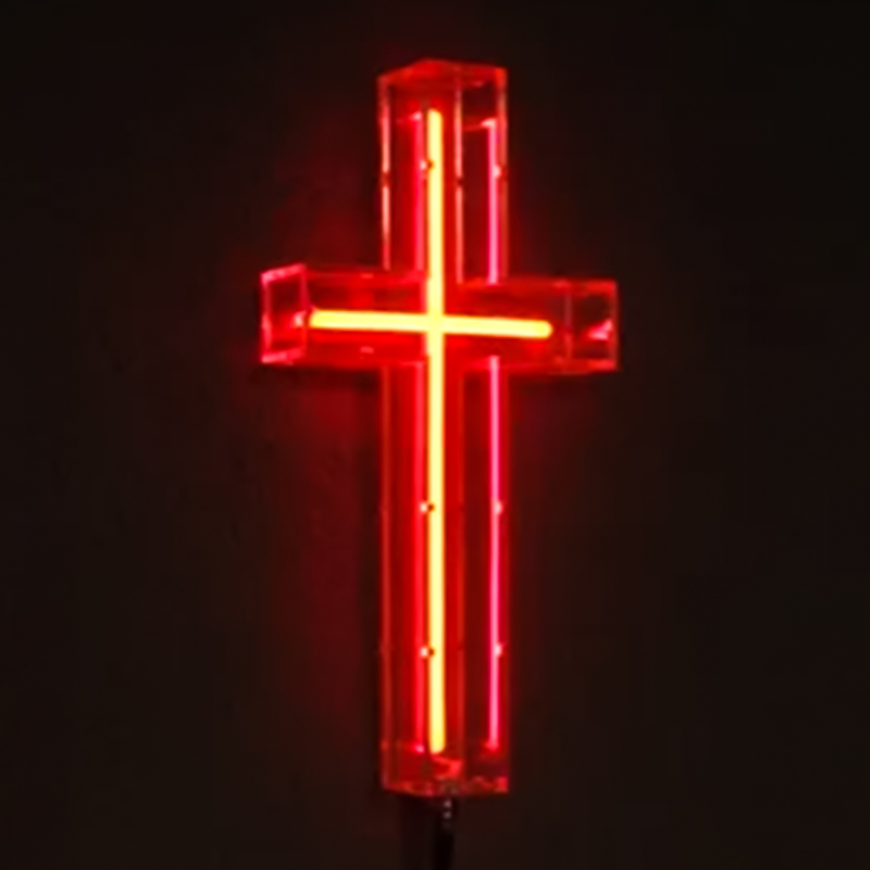   Red Cross Neon Wall Lamp    -- | Loft Concept 
