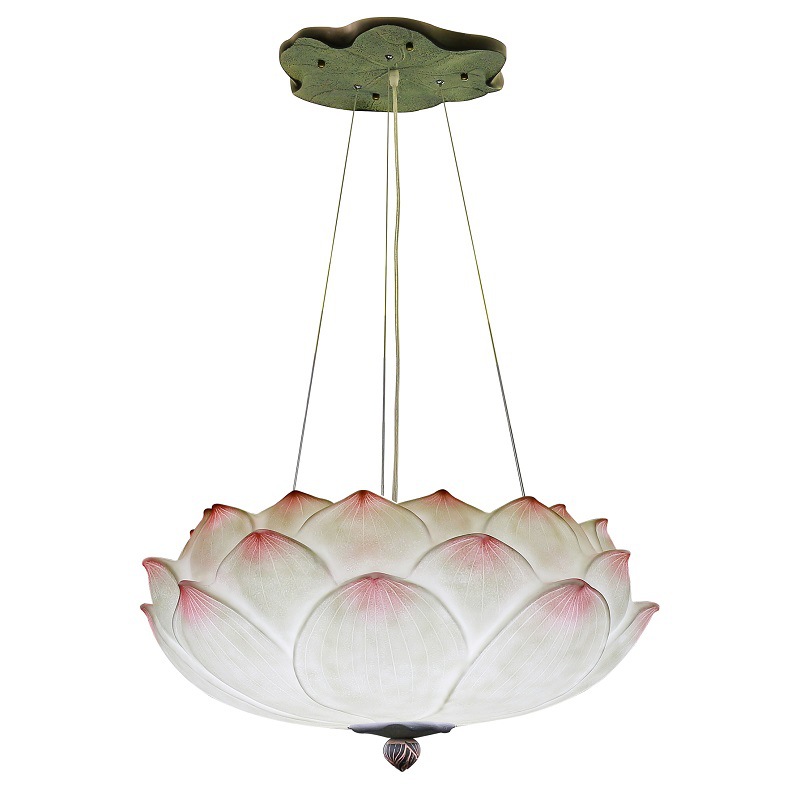 Люстра Pink Lotus Chandelier Белый Розовый пастельный в Ростове-на-Дону | Loft Concept 