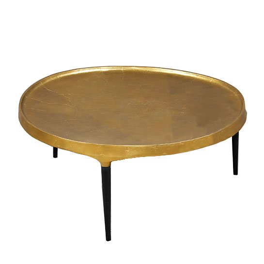 Кофейный стол Brass Stains Table Латунь Черный в Ростове-на-Дону | Loft Concept 