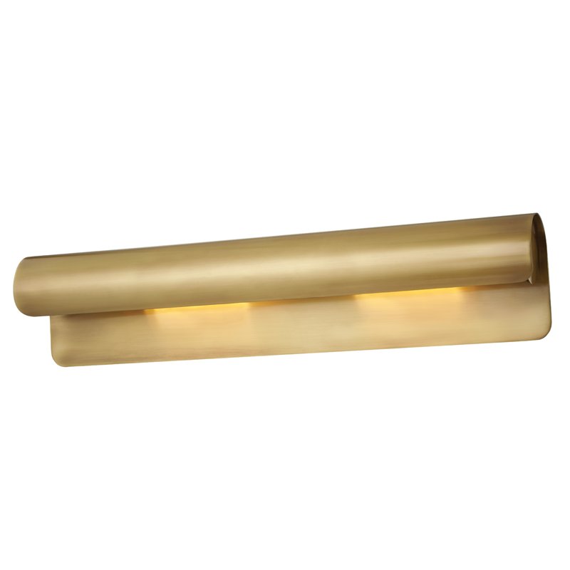  Hudson Valley 1525-AGB Accord 2 Light Wall Sconce In Aged Brass   -- | Loft Concept 