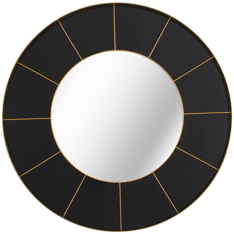  Sectors Circle Mirror black   -- | Loft Concept 
