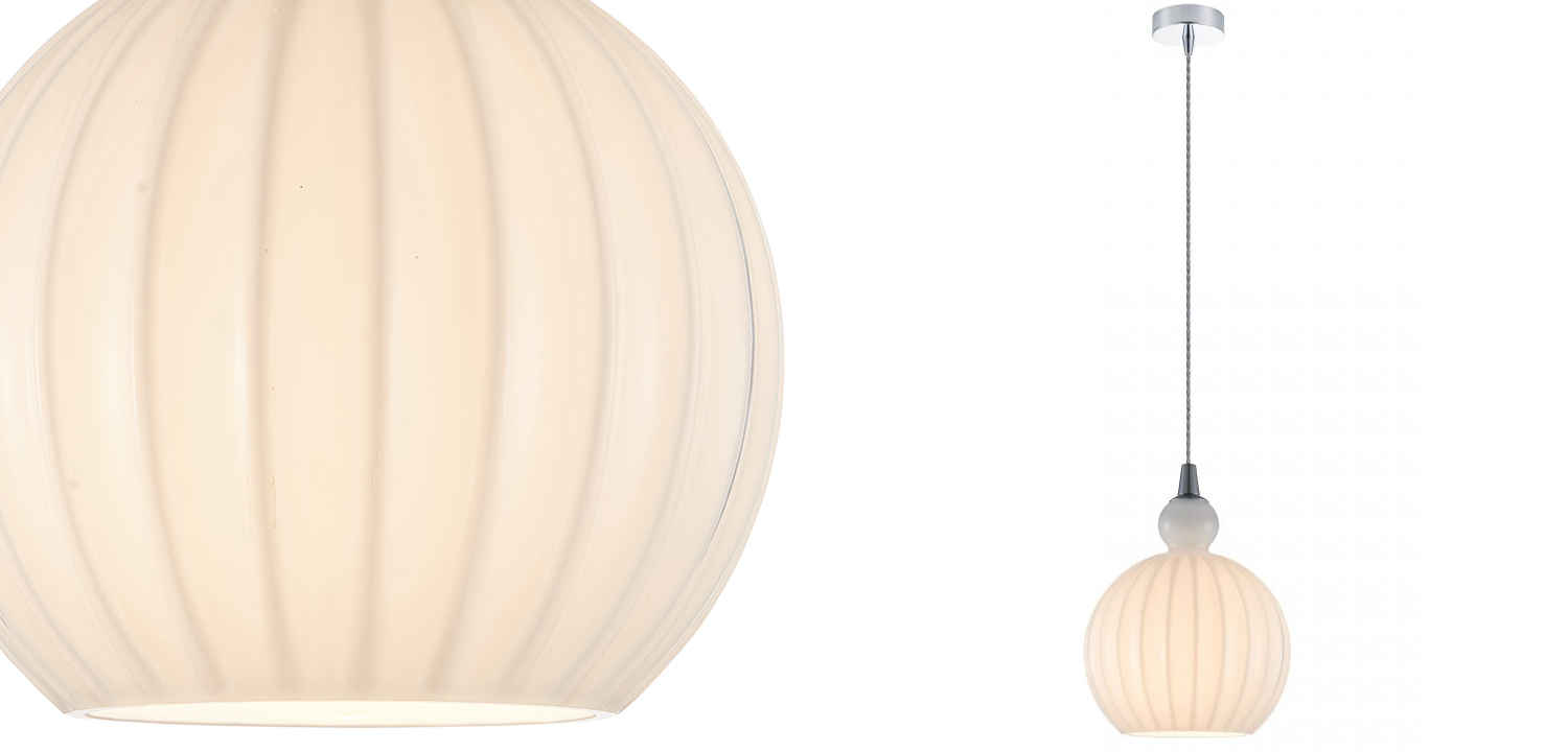 Подвесной светильник Odyll One milk - фото