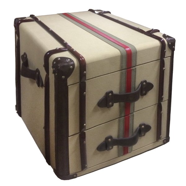 Сундук Richards Red line Canvas Medium trunk   в Ростове-на-Дону | Loft Concept 