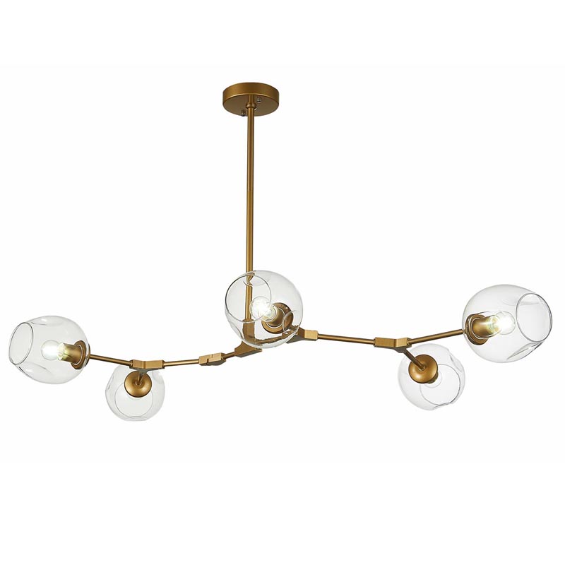 Люстра Branching Bubble Chandelier 5 gold Золотой в Ростове-на-Дону | Loft Concept 