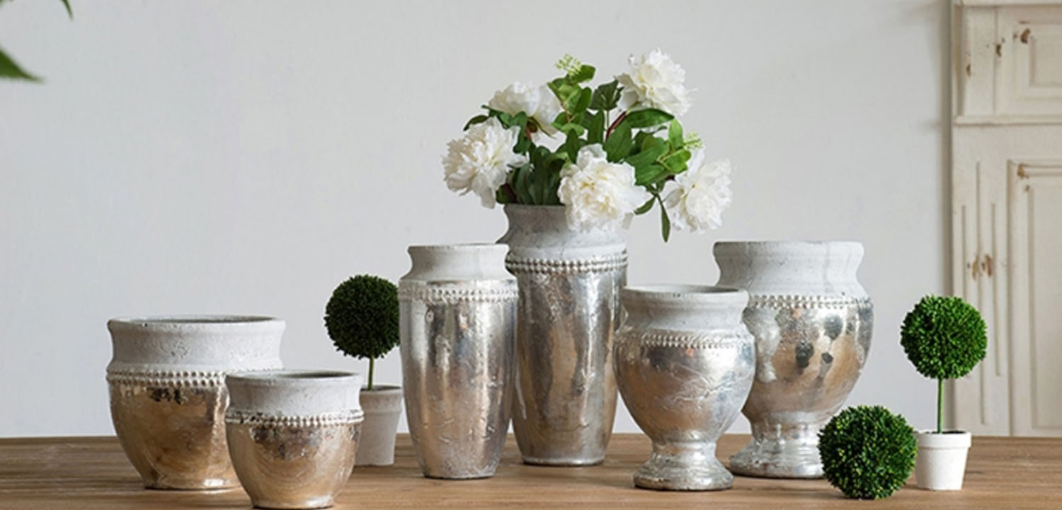 Ваза Vase Argenta silver 27 - фото