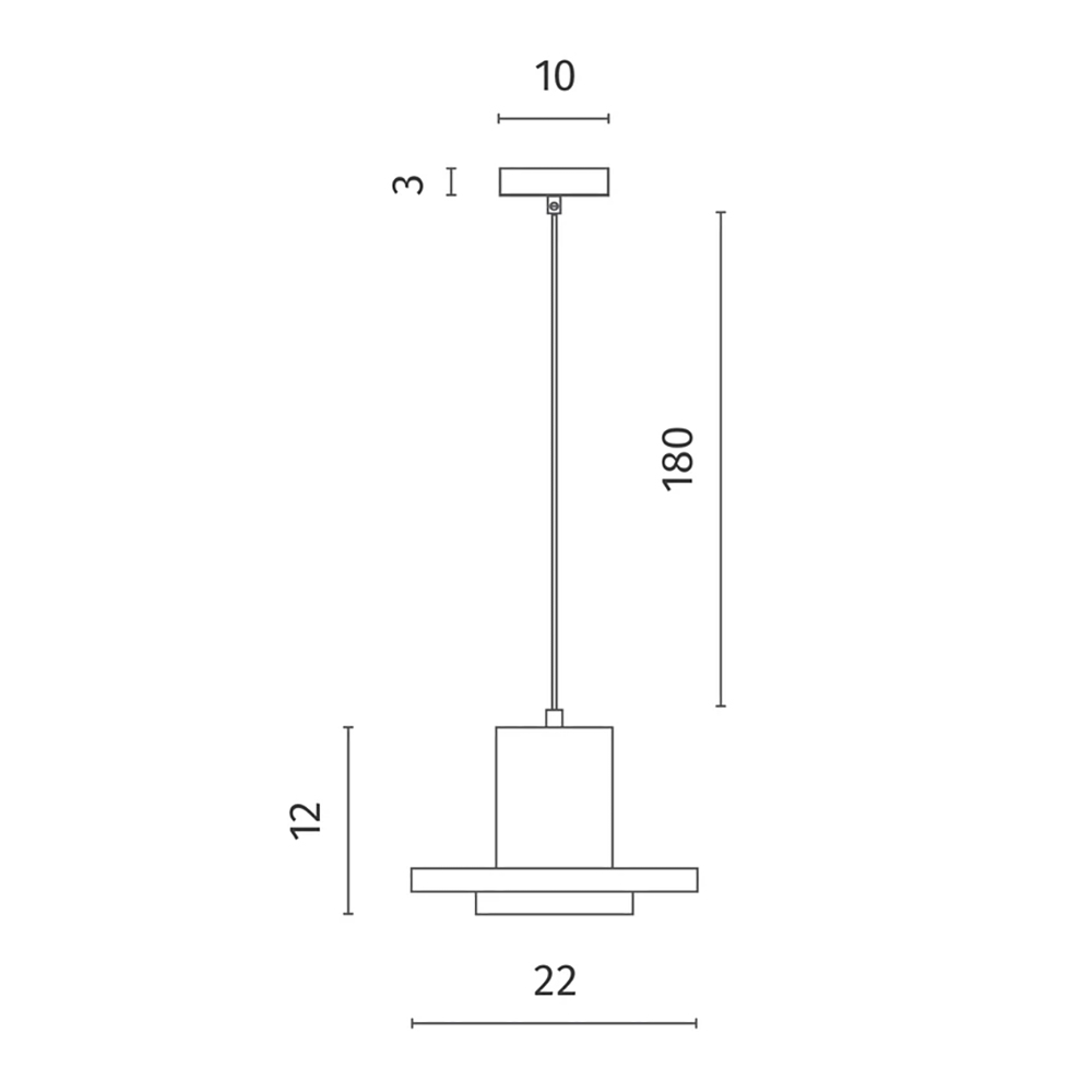 Подвесной светильник Douro Light черный бетон в Ростове-на-Дону