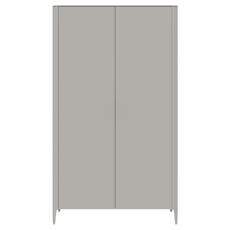 Шкаф двухстворчатый серо-бежевый Type Бежево-серый в Ростове-на-Дону | Loft Concept 