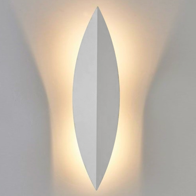 Art Deco Leaf Wall Lamp White   -- | Loft Concept 