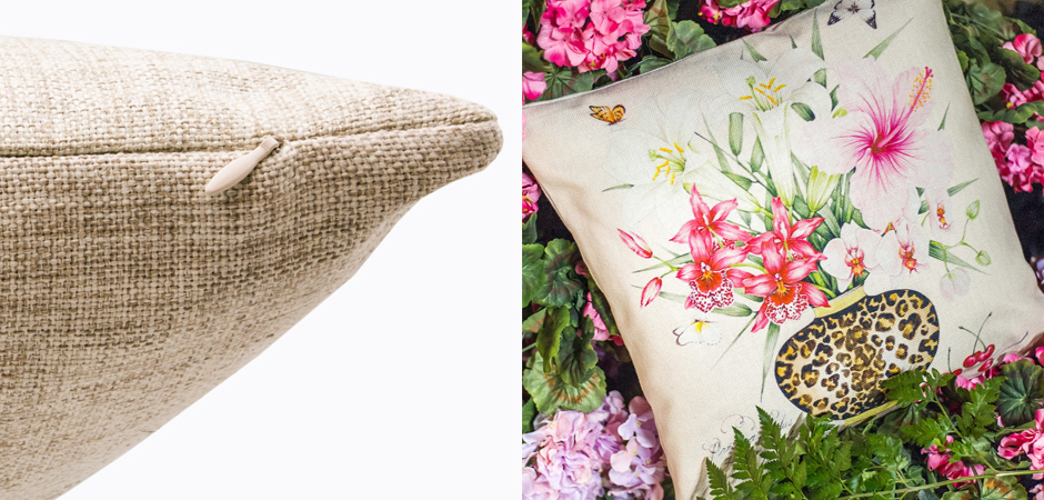 Декоративная подушка Hibiscus and Orchids Pillow Декоративная подушка Hibiscus and Orchids Pillow - Loft-Concept в Ростове-на-Дону
