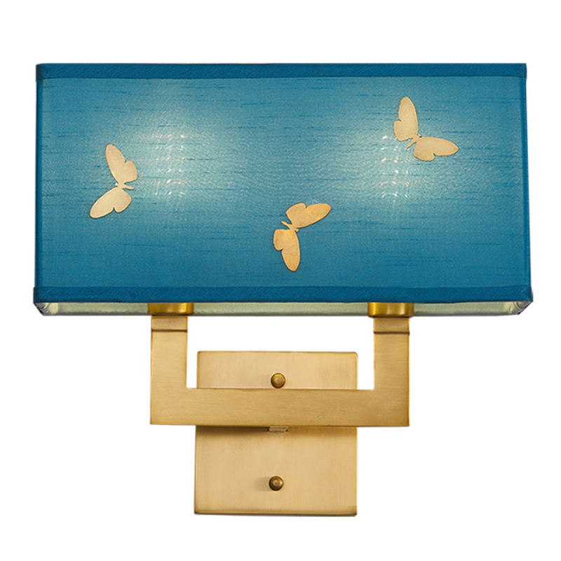    Butterflies Blue Background Wall Lamp 2    -- | Loft Concept 