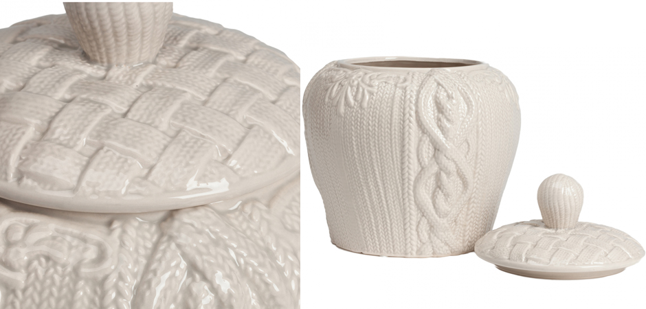 Ваза Knitted Pattern с крышкой Ваза Knitted Pattern с крышкой - Loft-Concept в Ростове-на-Дону