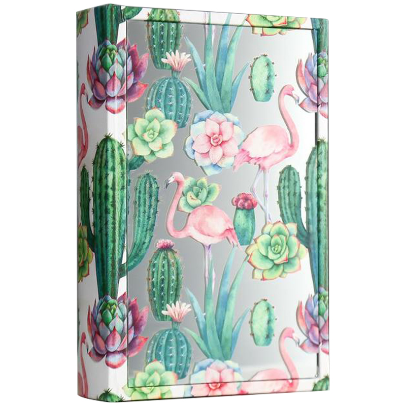 - Flamingos and Cacti Mirror Book Box     -- | Loft Concept 
