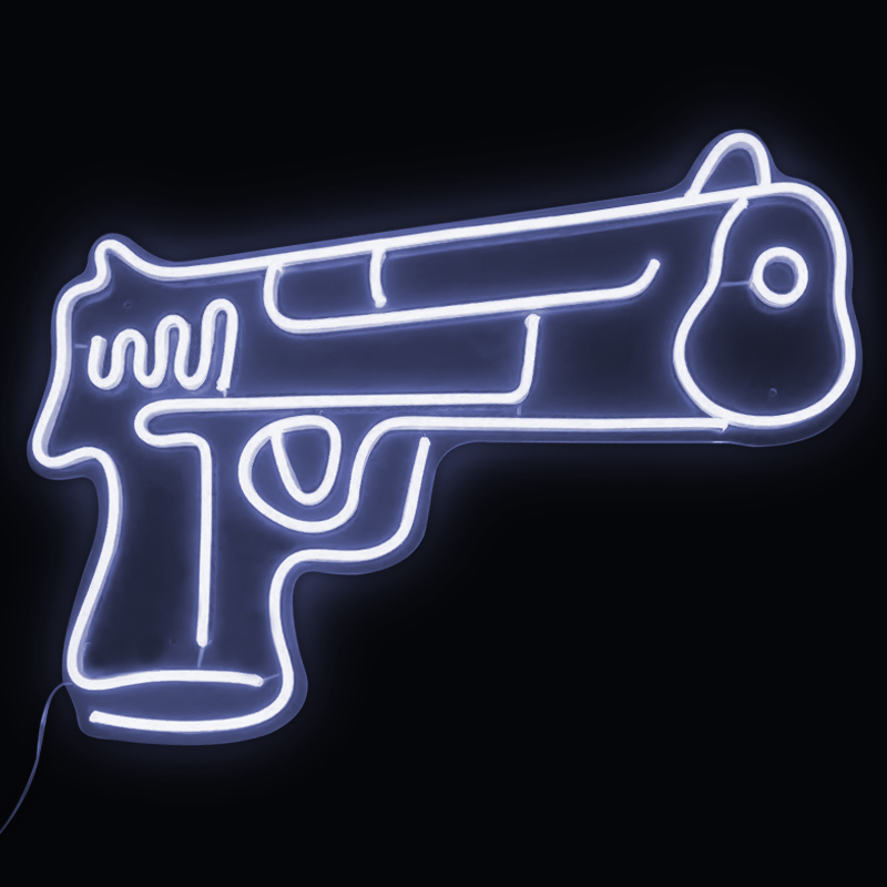    Gun Neon Wall Lamp    -- | Loft Concept 
