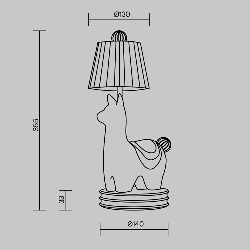 Настольный светильник Senor Alpaca 3000К 7Вт в Ростове-на-Дону