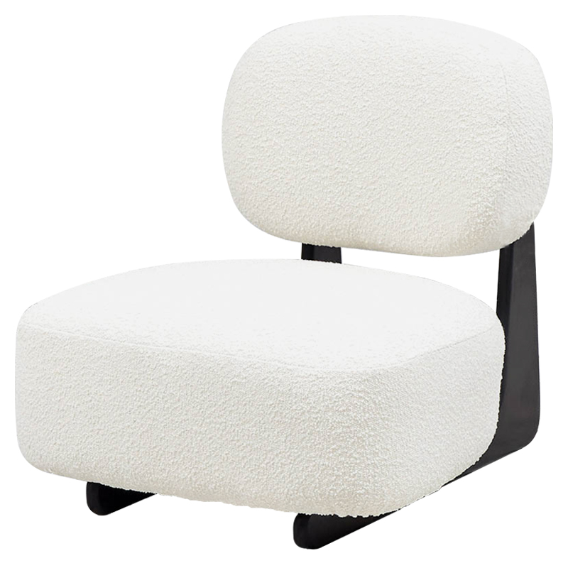  Millie White Boucle Armchair    -- | Loft Concept 