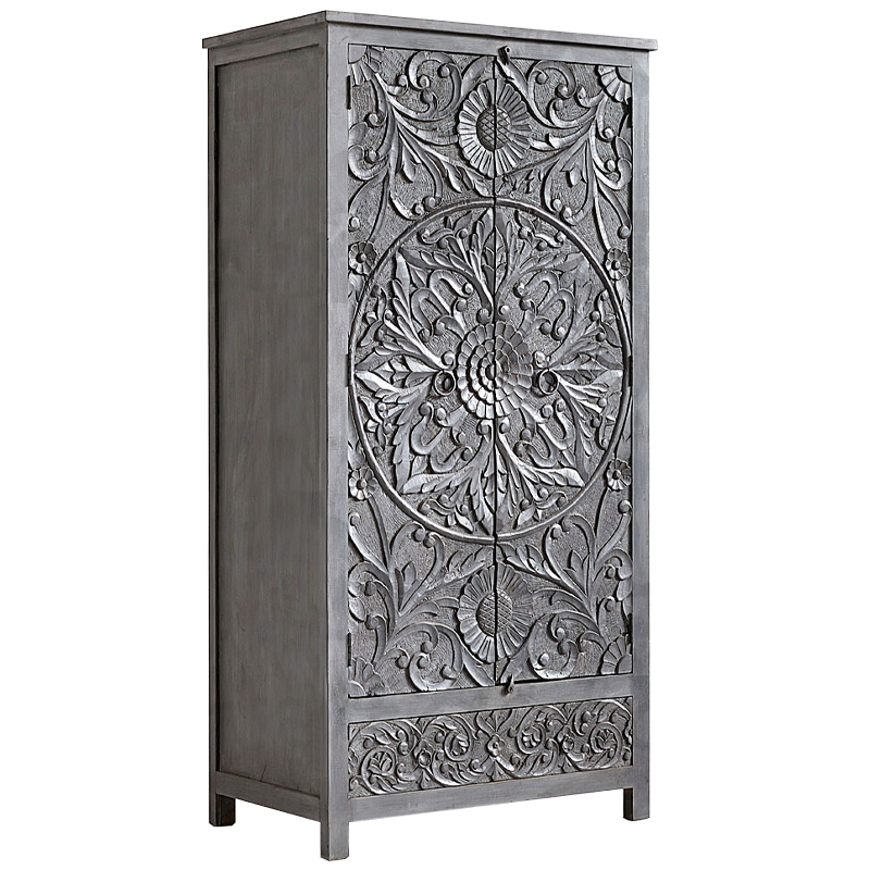  Indian Antique White Furniture Cupboard Devan    -- | Loft Concept 